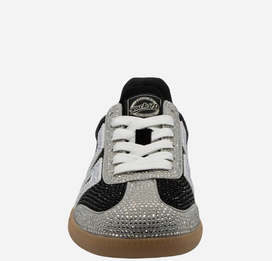 Stars Black and White Sneakers