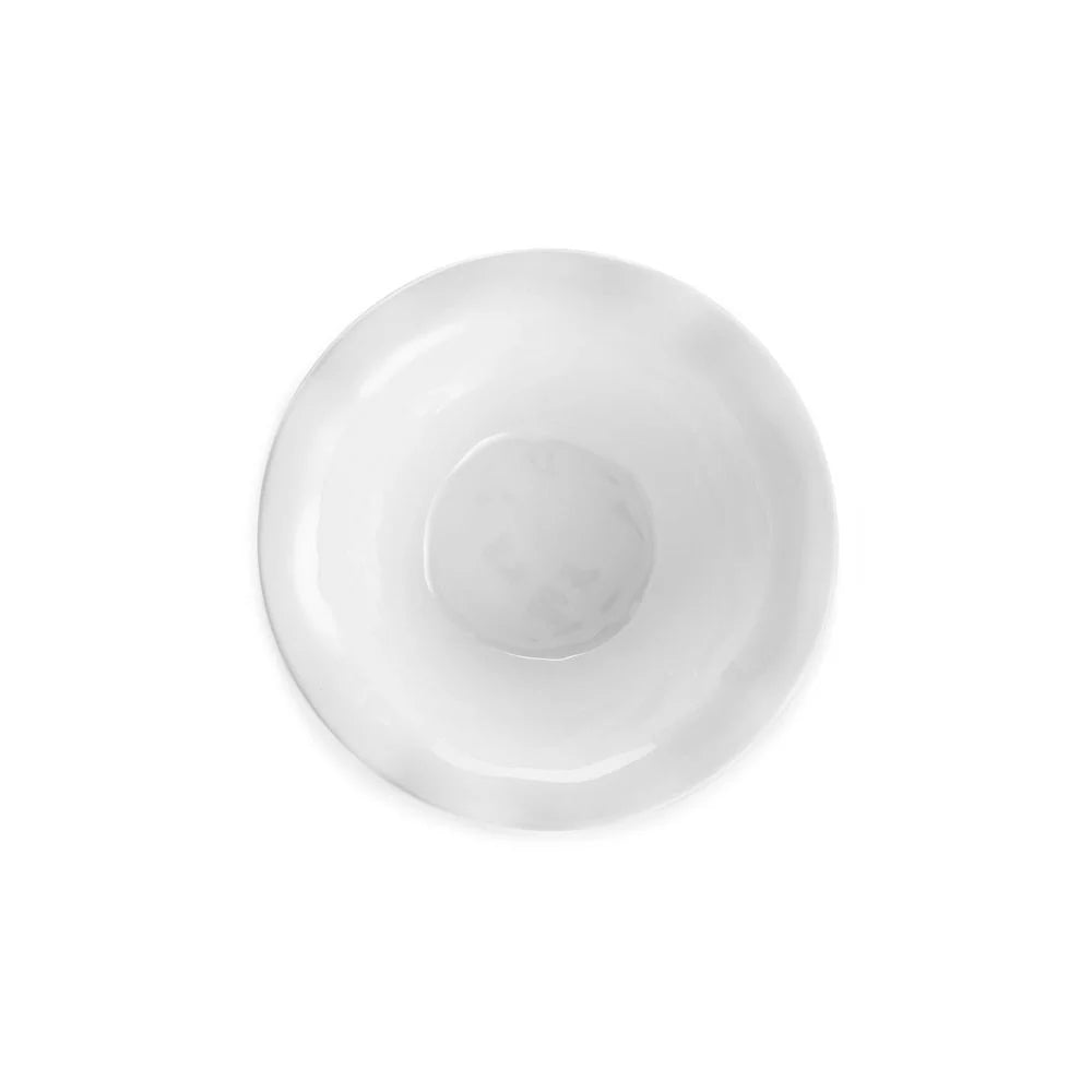 Ruffle White Melamine Round Cereal Bowl