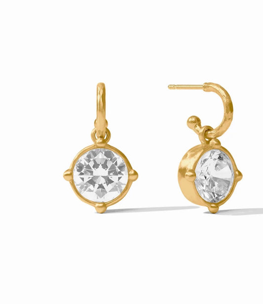 Honeybee Hoop and Charm Earring