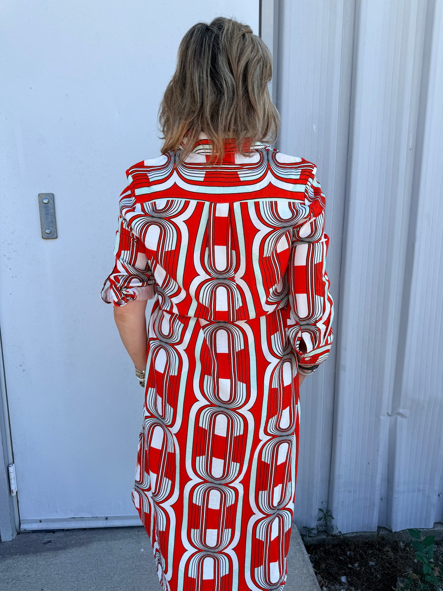 Retro Arch Shirtdress