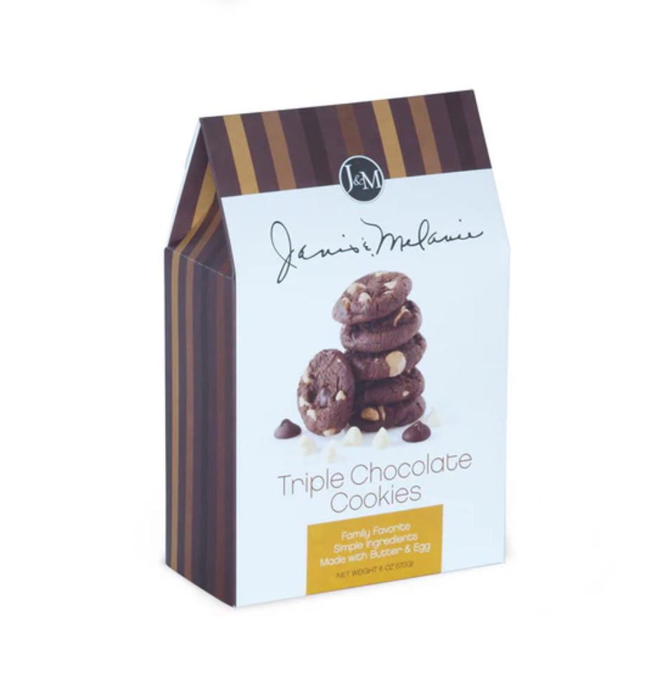 Triple Chocolate Chip Cookies 2.5oz