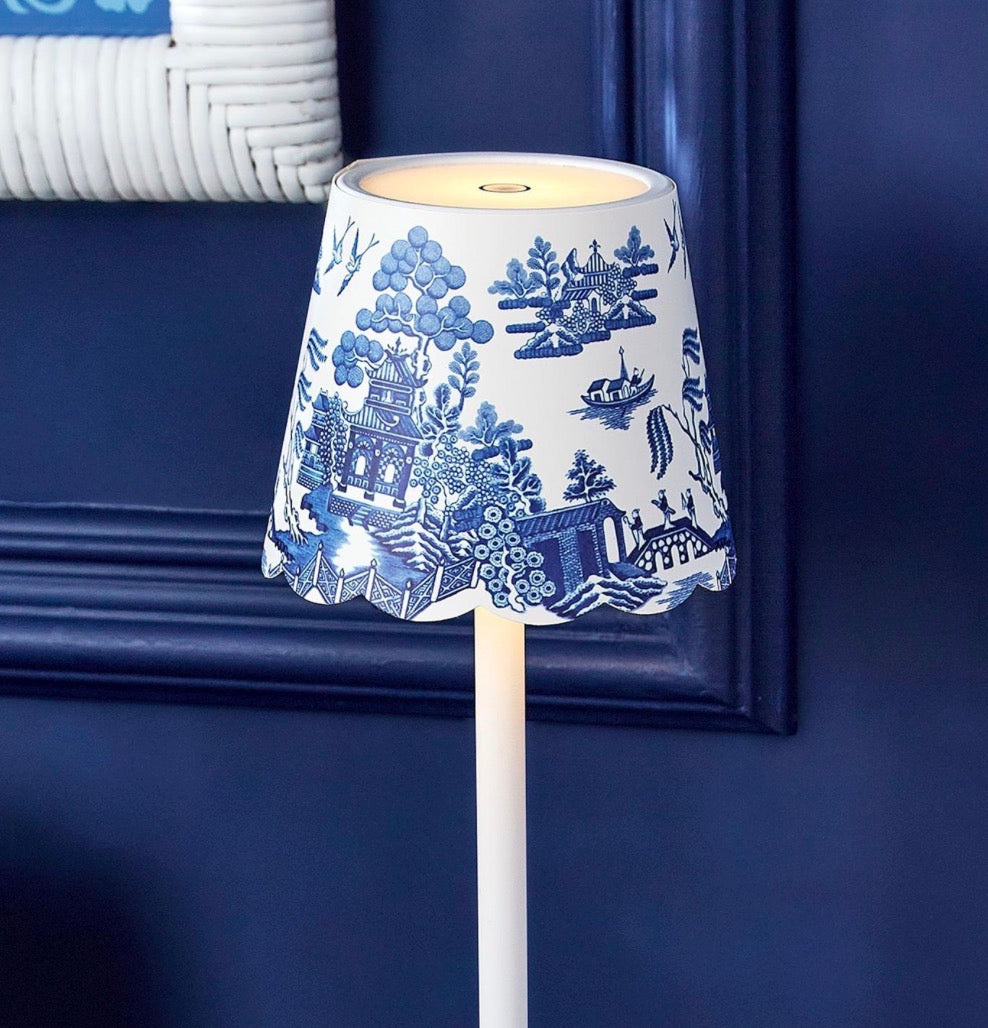 CHINOISERIE PAPER SHADE COVER-4 PATTERNS