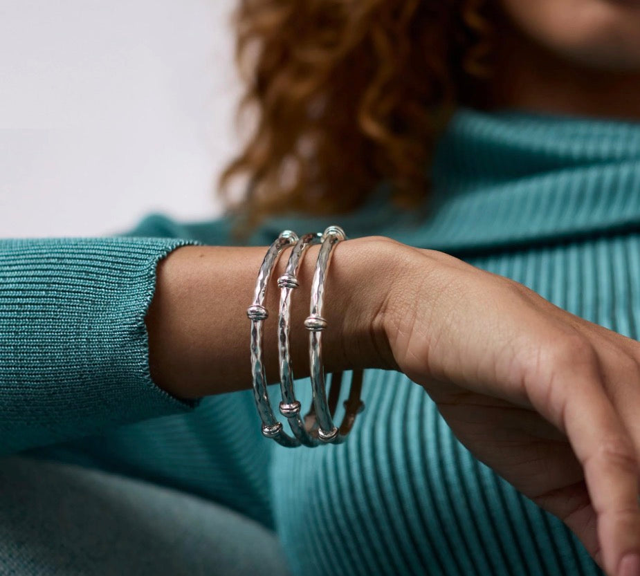 Savannah Bangle - Silver