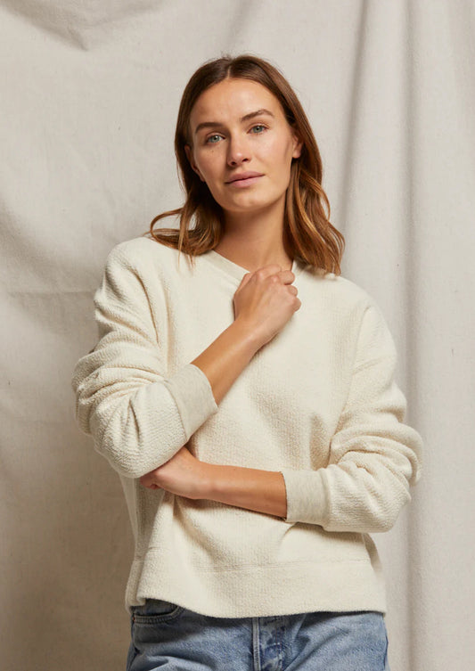 Mayer Reverse Fleece Sweatshirt-Oatmeal