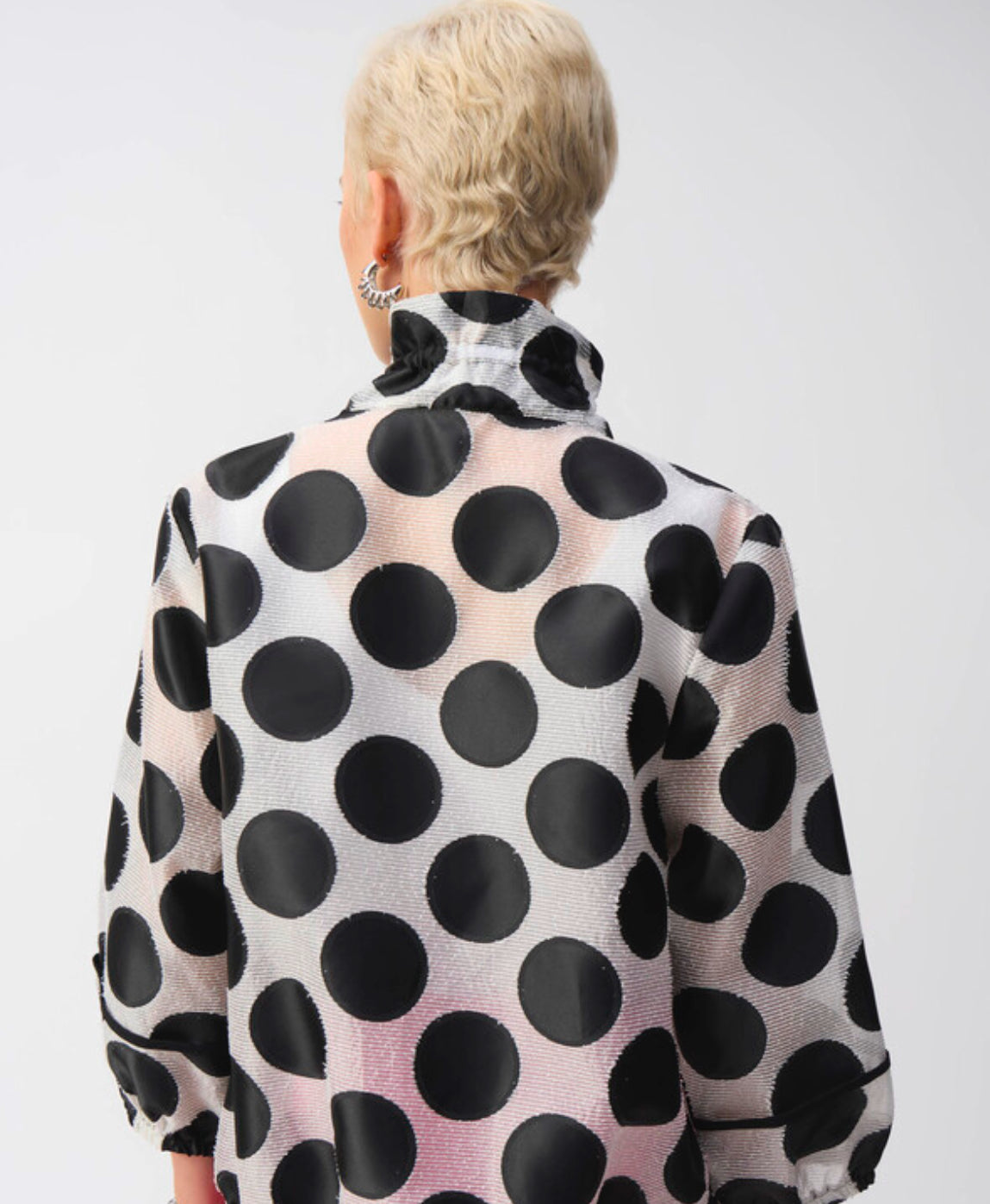 Polka Dot Relaxed Fit Jacket