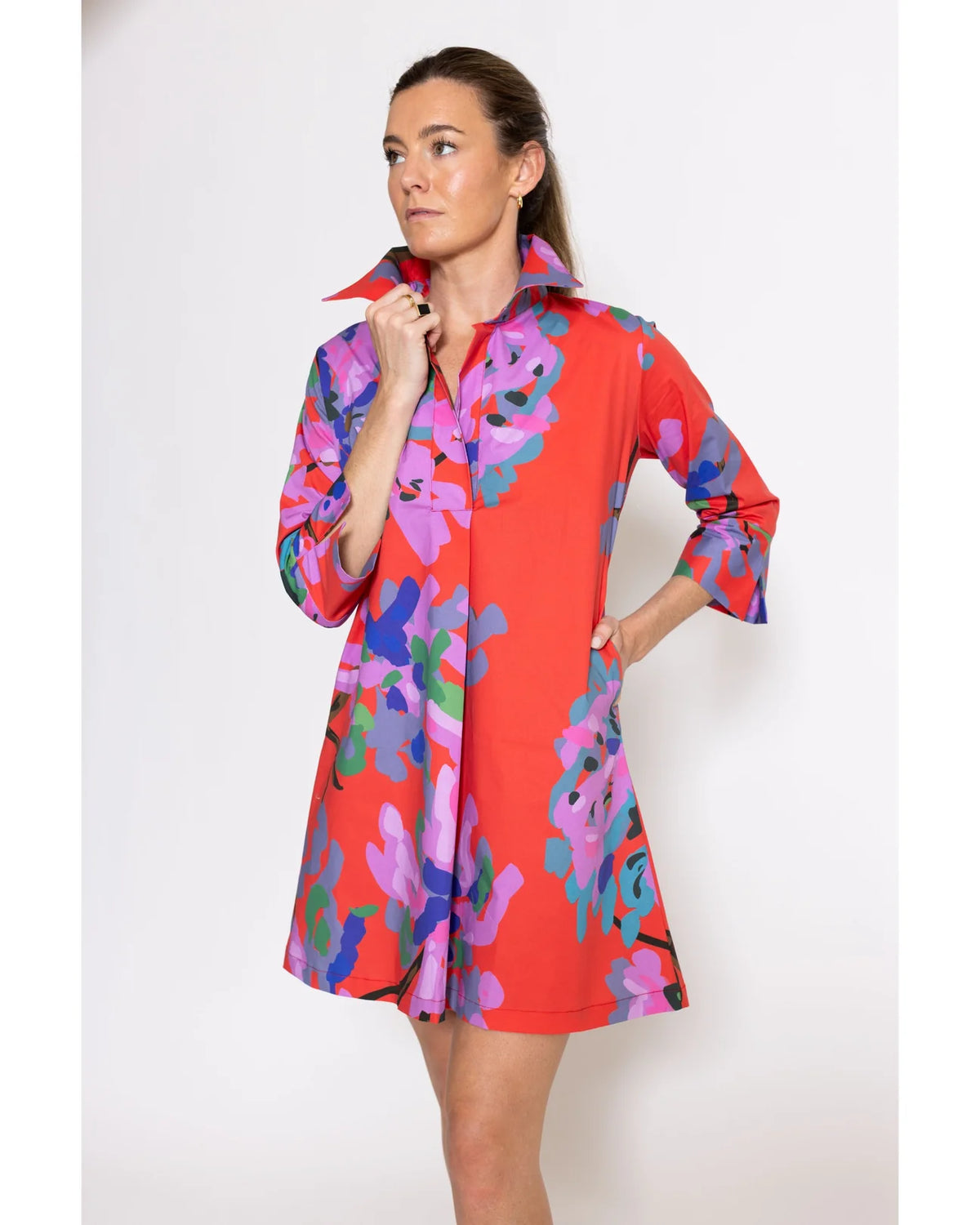 Miss Scarlet Ruthie Shirt Dress Short