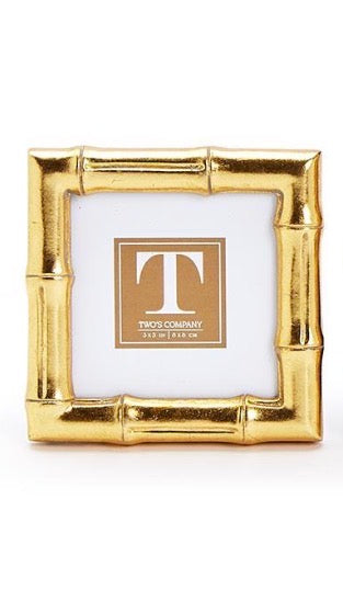 Gold Bamboo Picture Frame