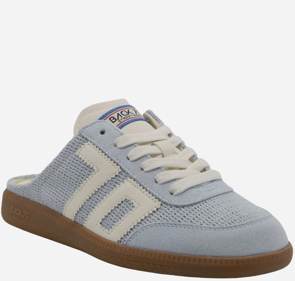 Easter Backless Sneaker-Sky Blue