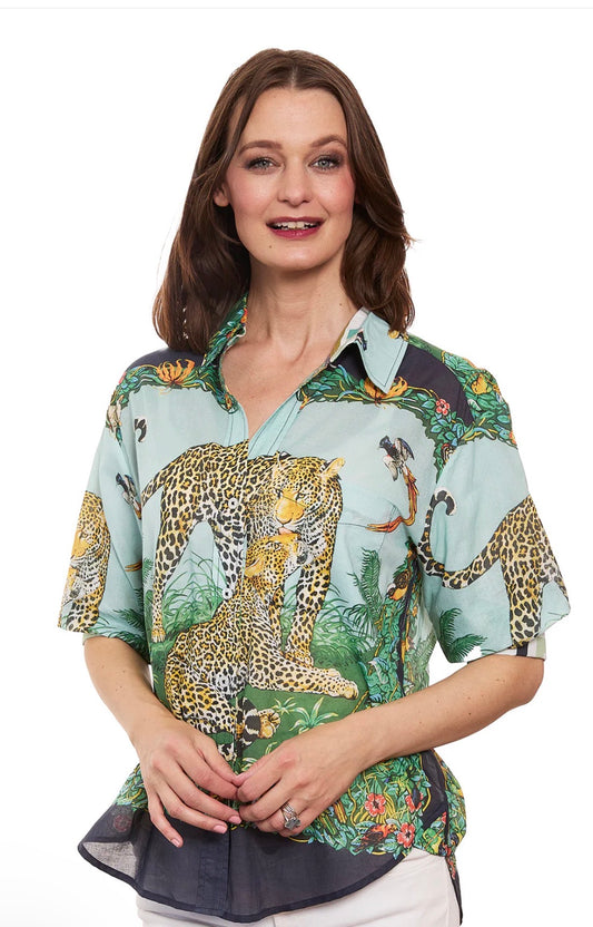 Milano Top-Safari Print