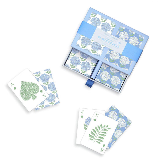 Hydrangea Playing Cards