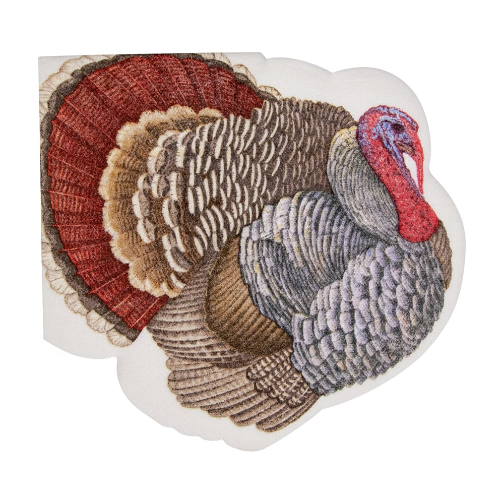 Turkey--Die-Cut Napkin Airlaid Luncheon D-Cut