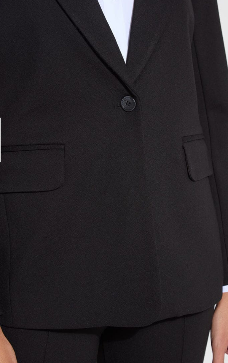 Essential Ponte Blazer-Black