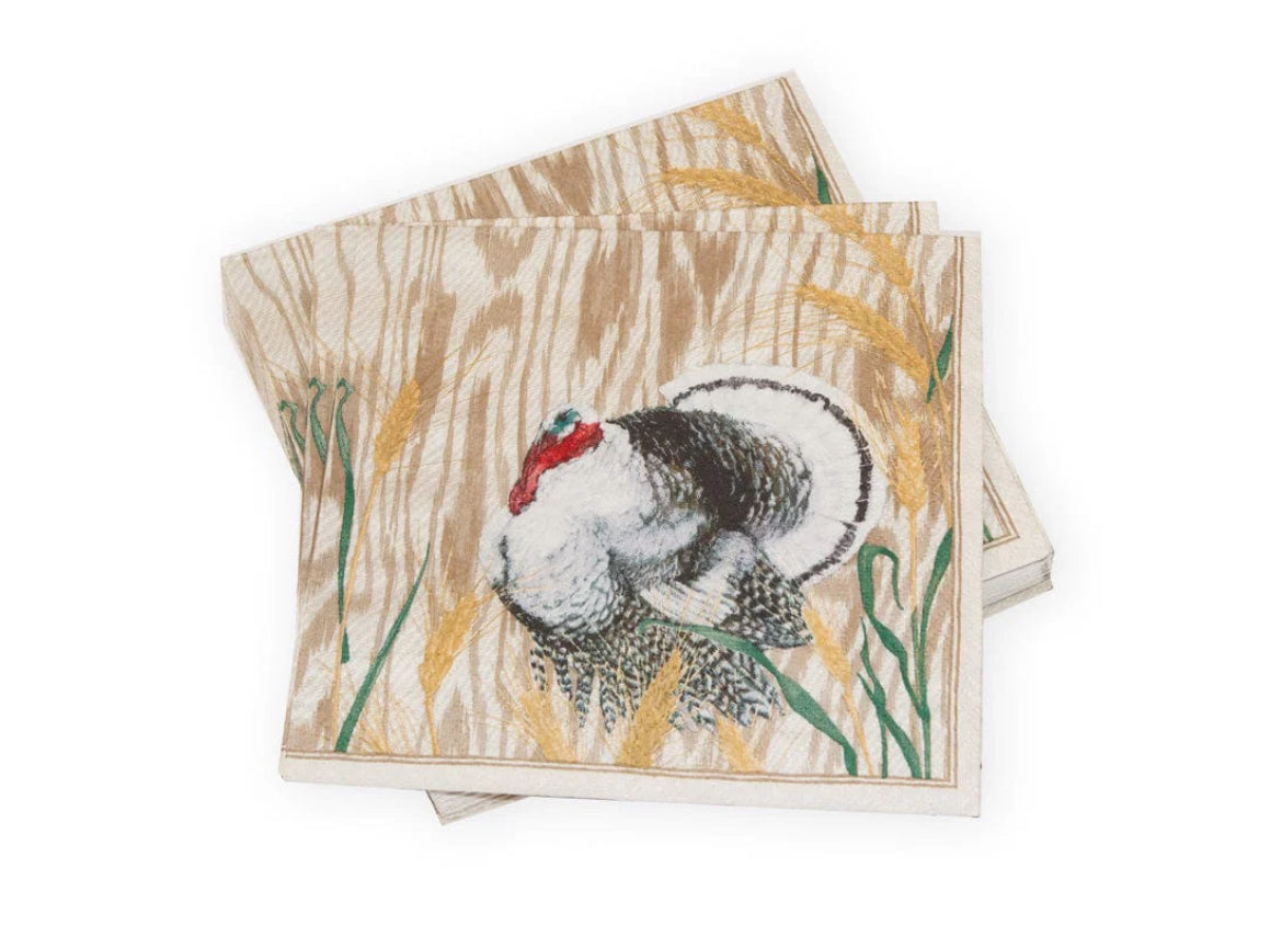 Homestead Turkey Cocktail Napkins-20 count