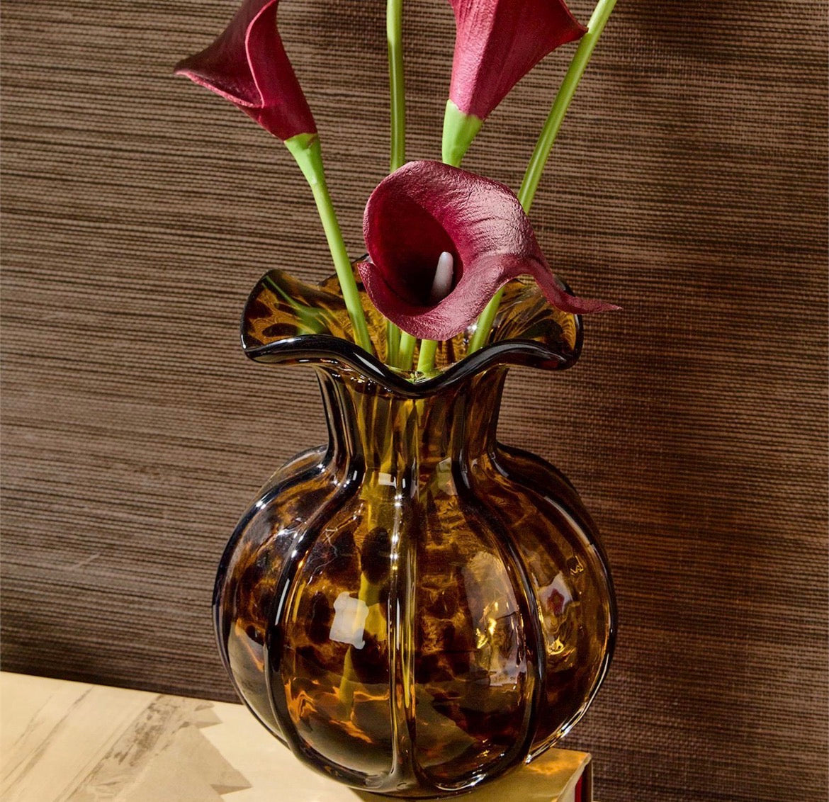 Ruffled Tortoise Vase