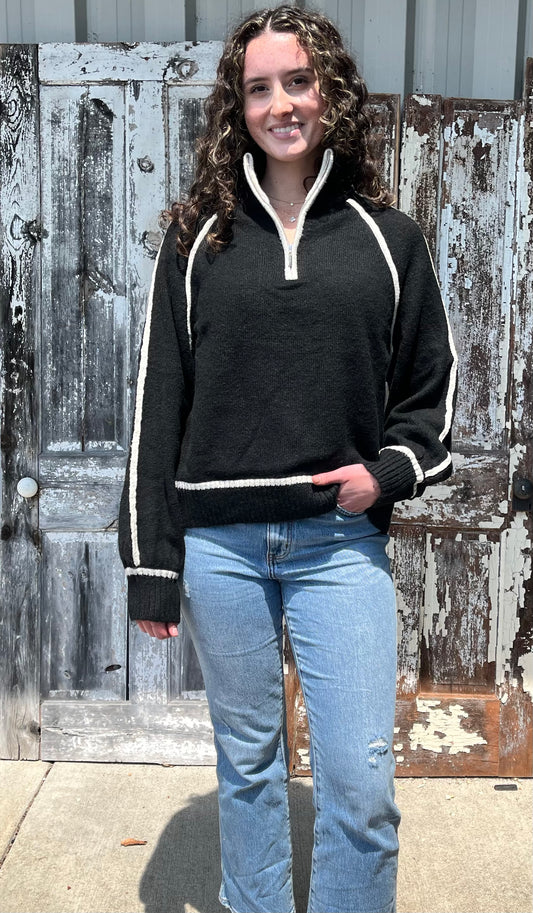 Alls Half Zip Sweater