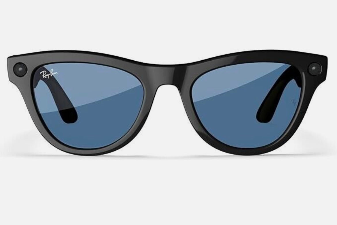 Ray Ban Skyler Meta Smart Sunglasses w Transition Lenses in Cerulean Blue