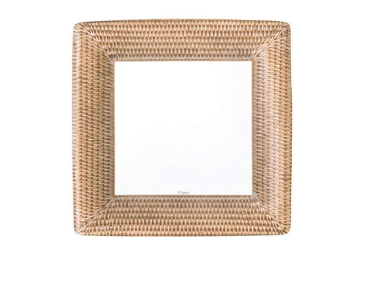 Rattan Salad/Dessert Plates-Set of 8