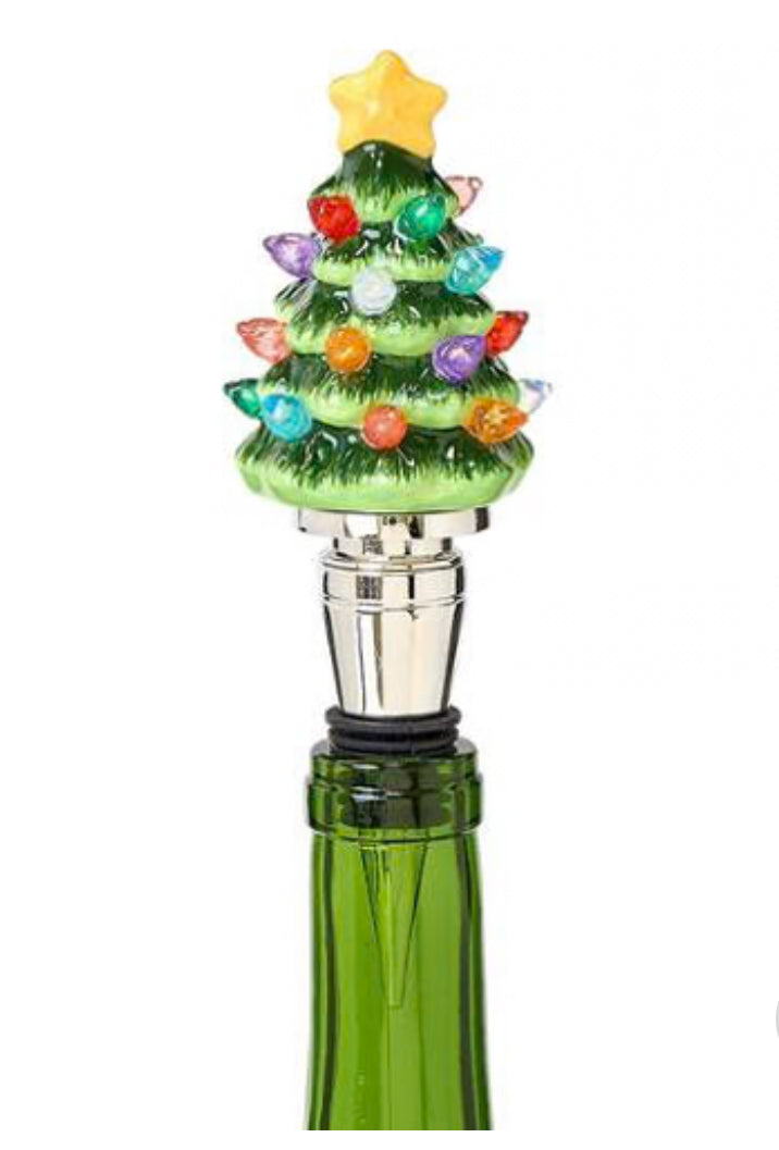 CHRISTMAS TREE WINE BOTTLE STOPPER