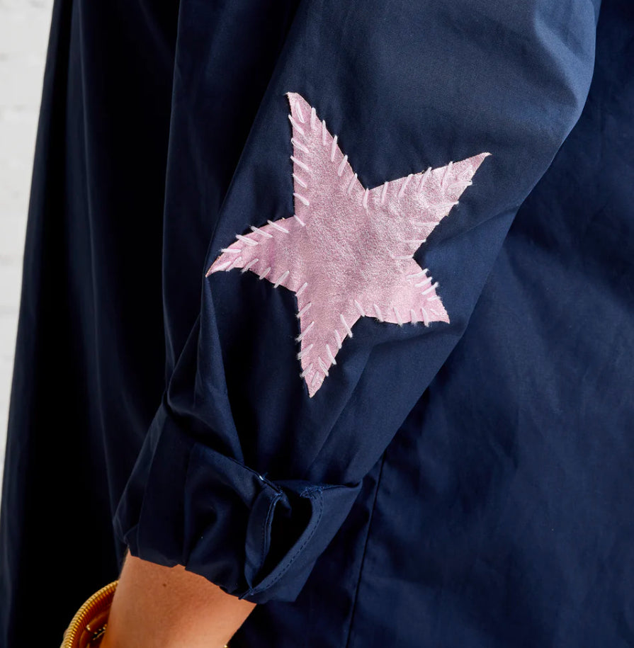 Preppy Star Elbow Top