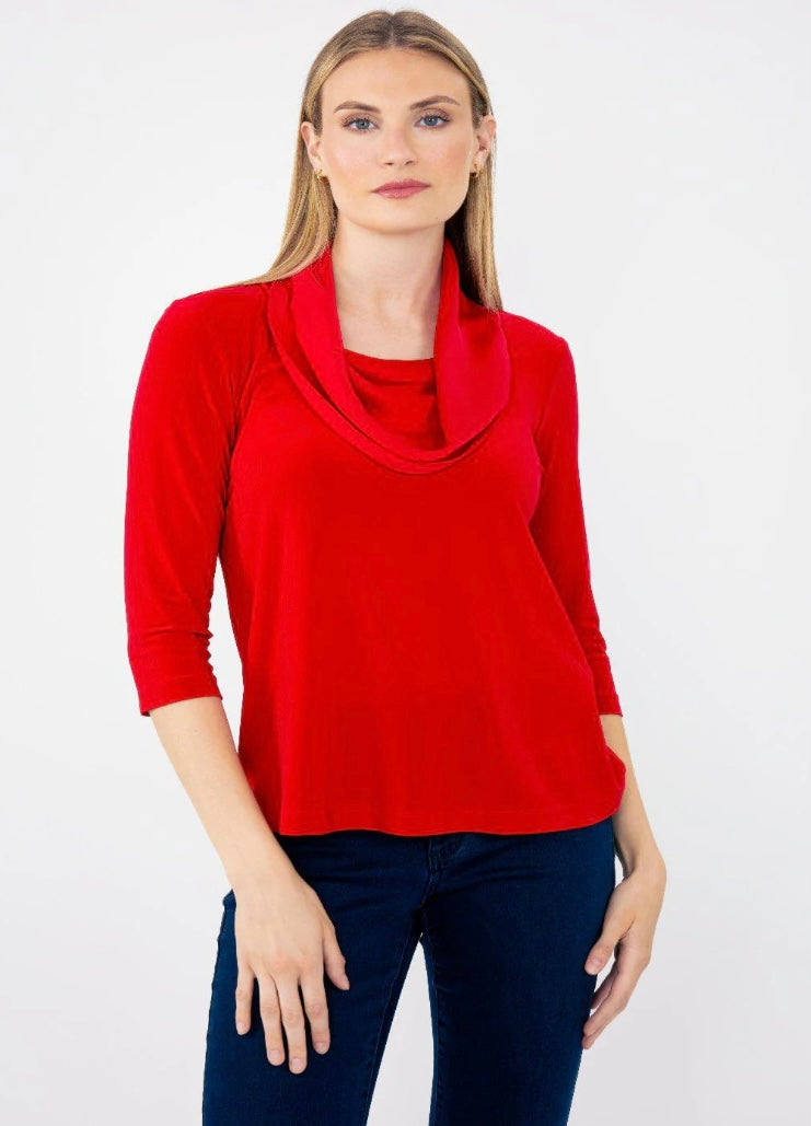 Joseph Ribkoff Cowl Neck Top