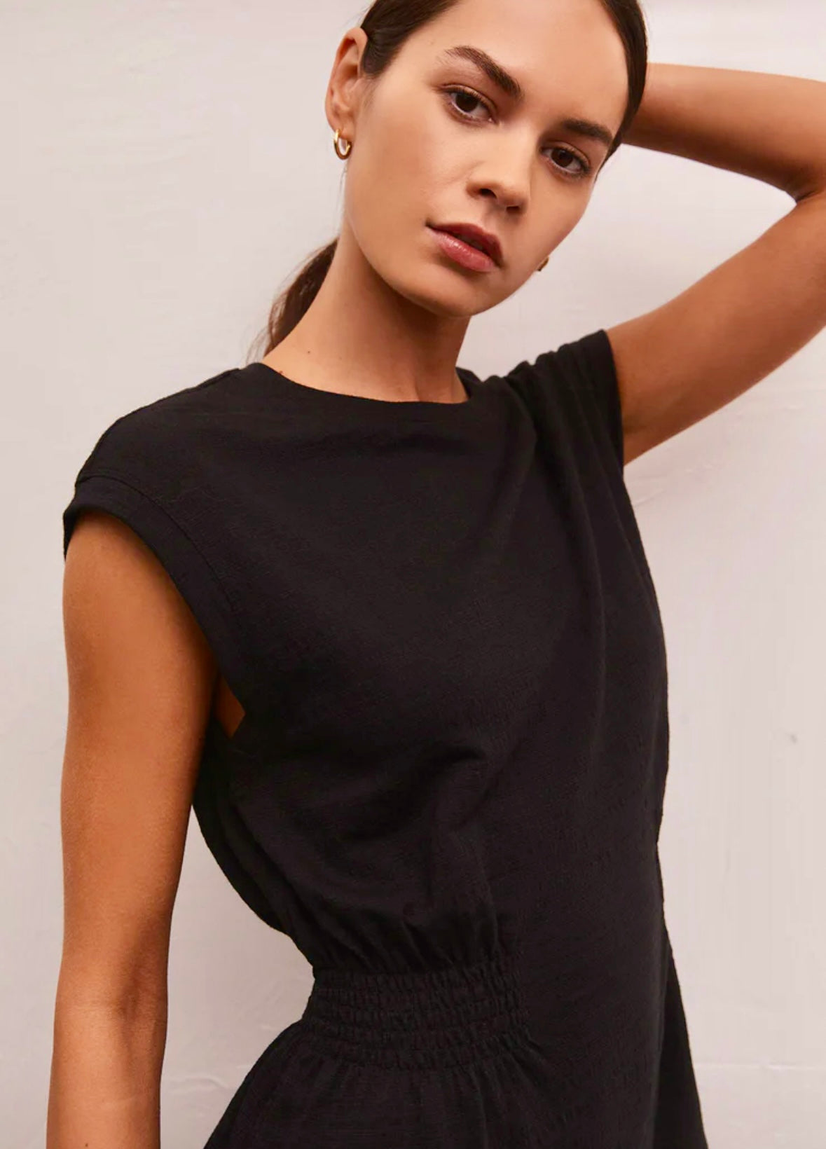 Rowan Textured Knit Dress - Black