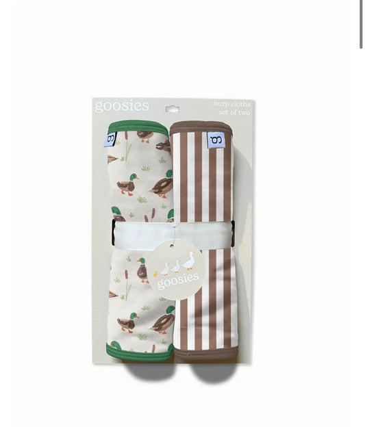Mallard Drake Burp Cloth Set
