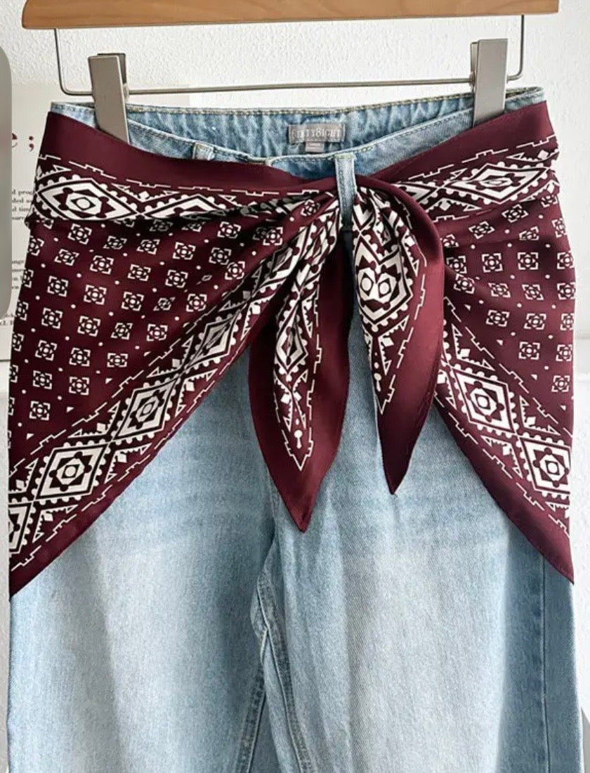 Triangle Silk Scarf