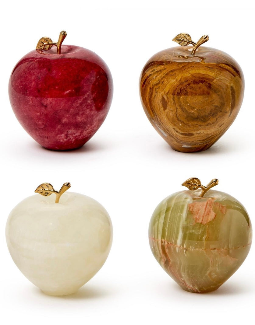 Marble Apple Paperweight