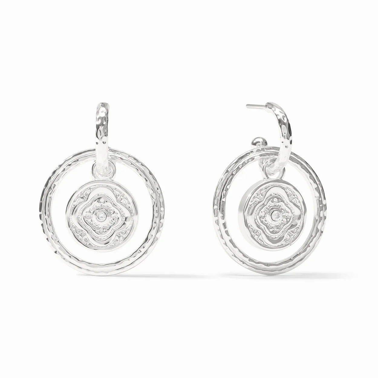 Astor 6-in-1 Charm Earring-Silver Pearl