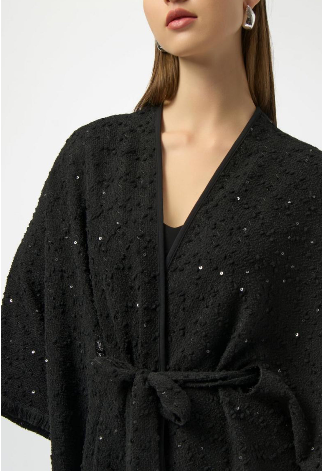 Boucle Sequined Cover-Up