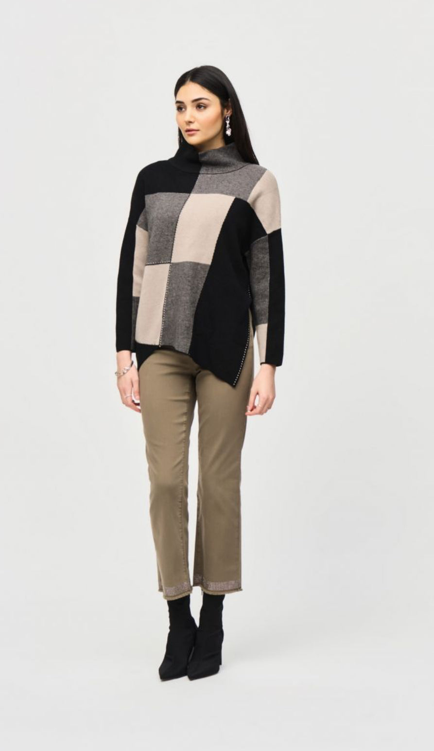 Jacquard Knit Pullover