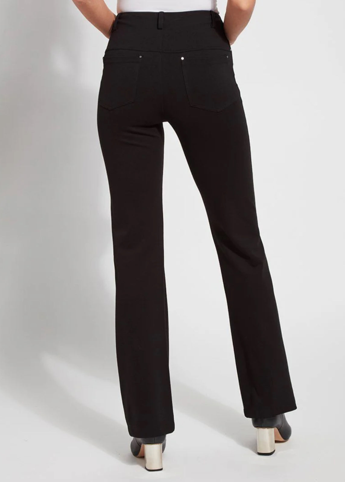 Ponte Baby Bootcut-Black
