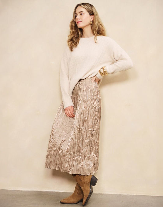 CHANGEANT Plissy Skirt