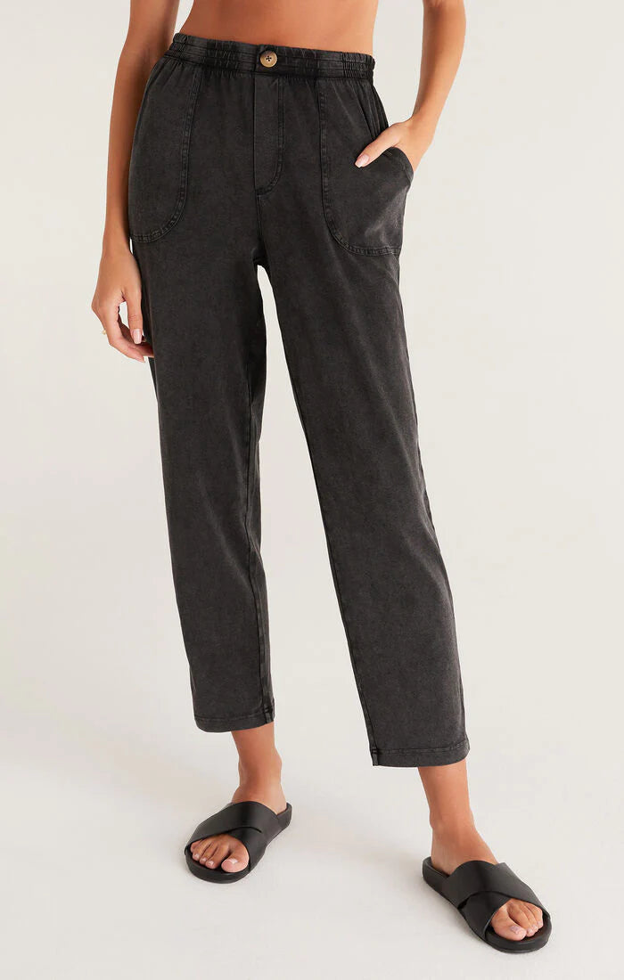 Kendall Jersey Pant - Black