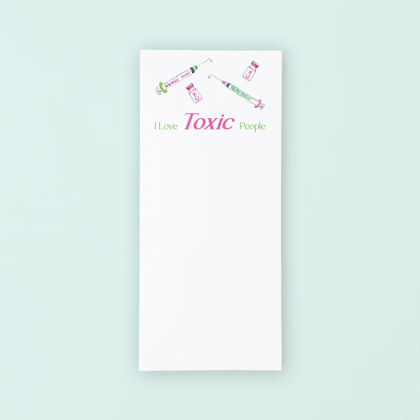 Botox Needles List Pad
