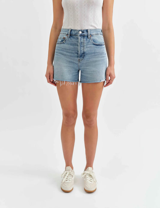 Bottom Line Denim Shorts-Dancefloor