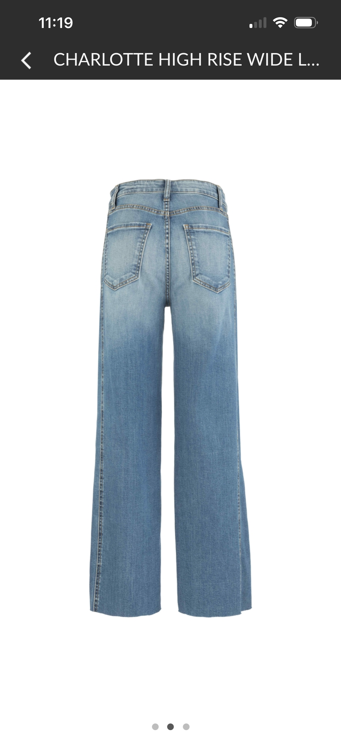 Charlotte High Rise Wide Leg - Artisan Wash/Medium Base