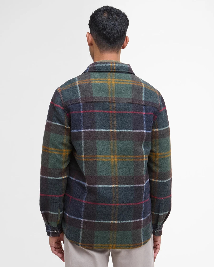 Barbour Chapter Tailored Check Overshirt-Classic Tartan