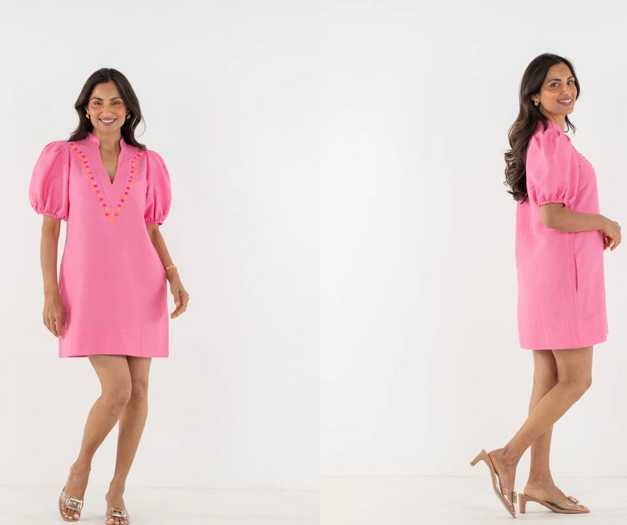 Hampton Mini-Rose Linen