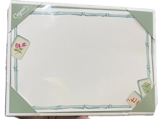 Mahjong Correspondence Cards with Envelopes-12 ct