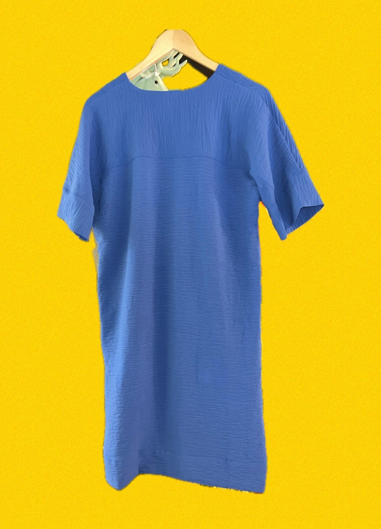 Popover Dolman Dress-Nautical Blue