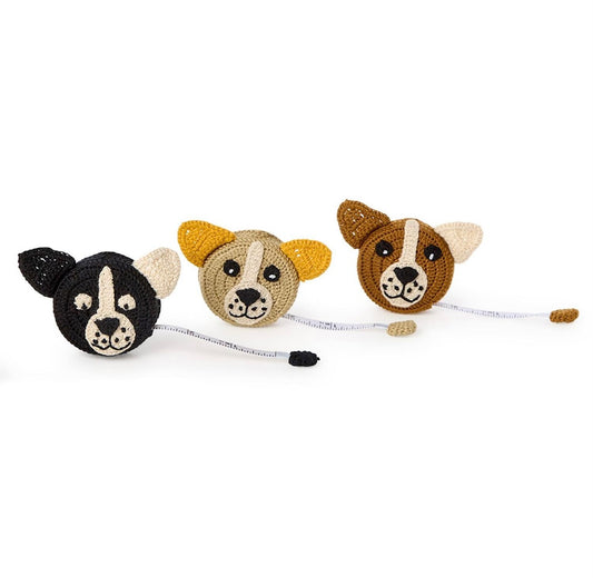 Crocheted Puppy Measuring Tape