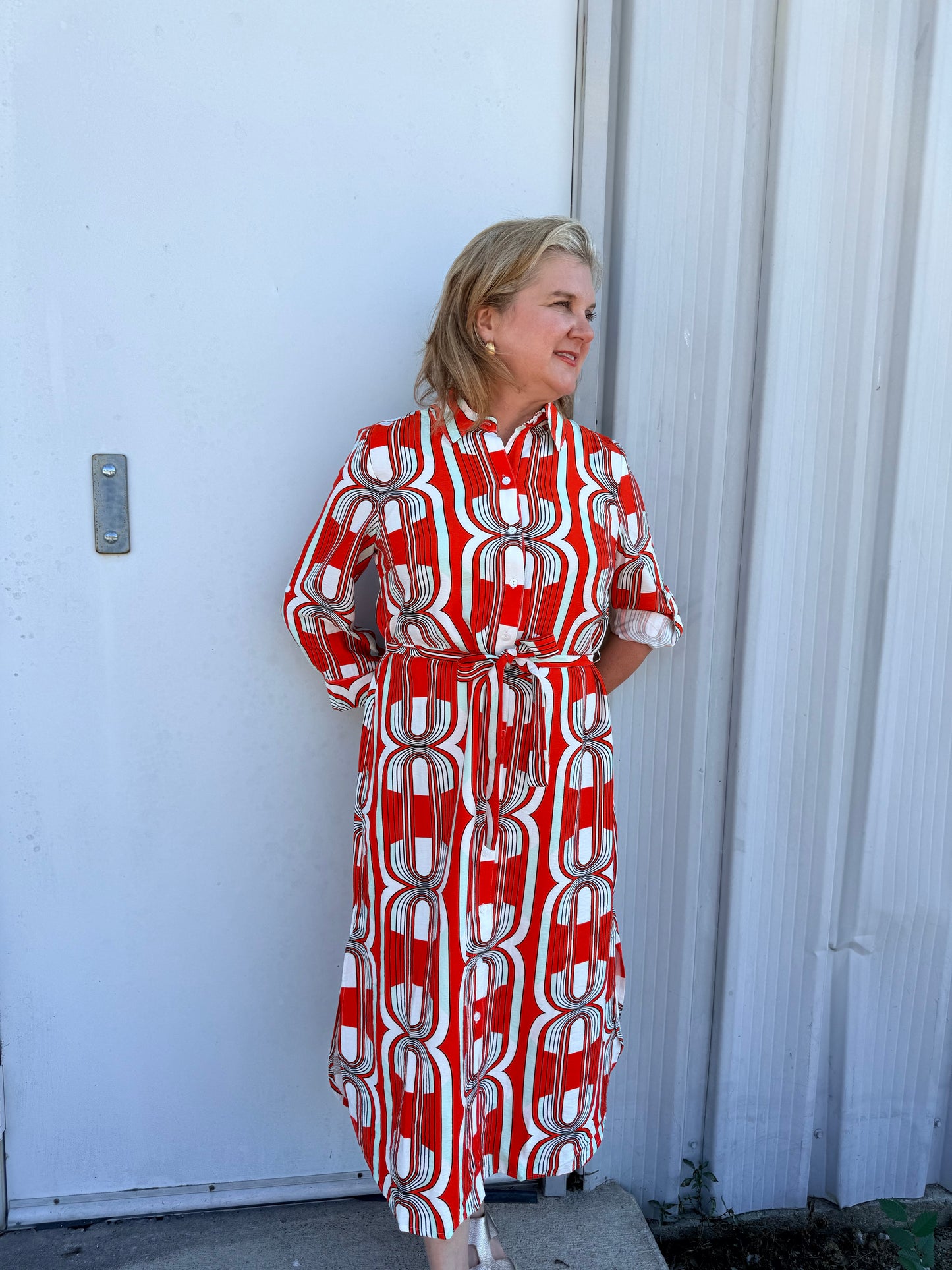 Retro Arch Shirtdress