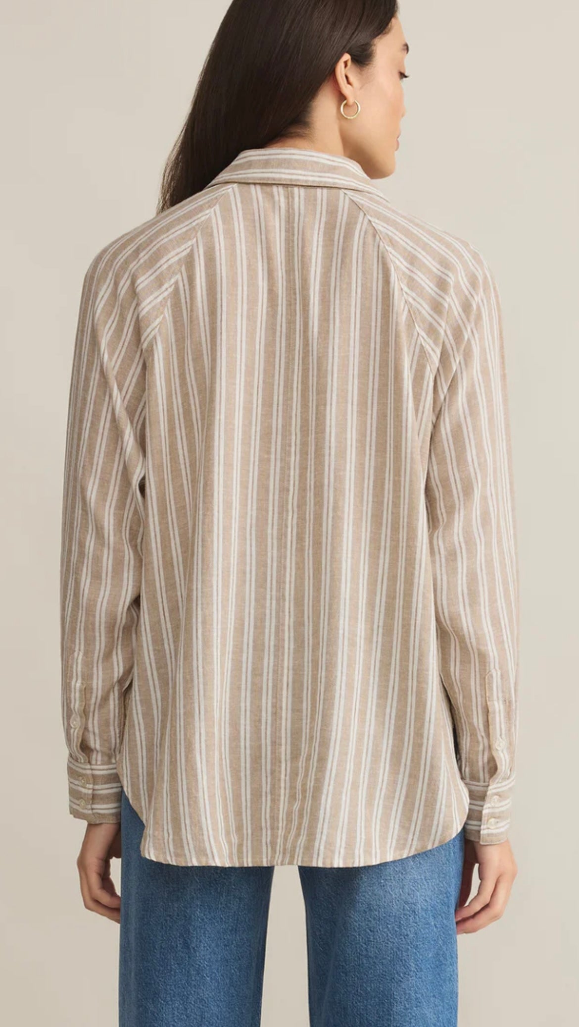 Perfect Linen Striped Top