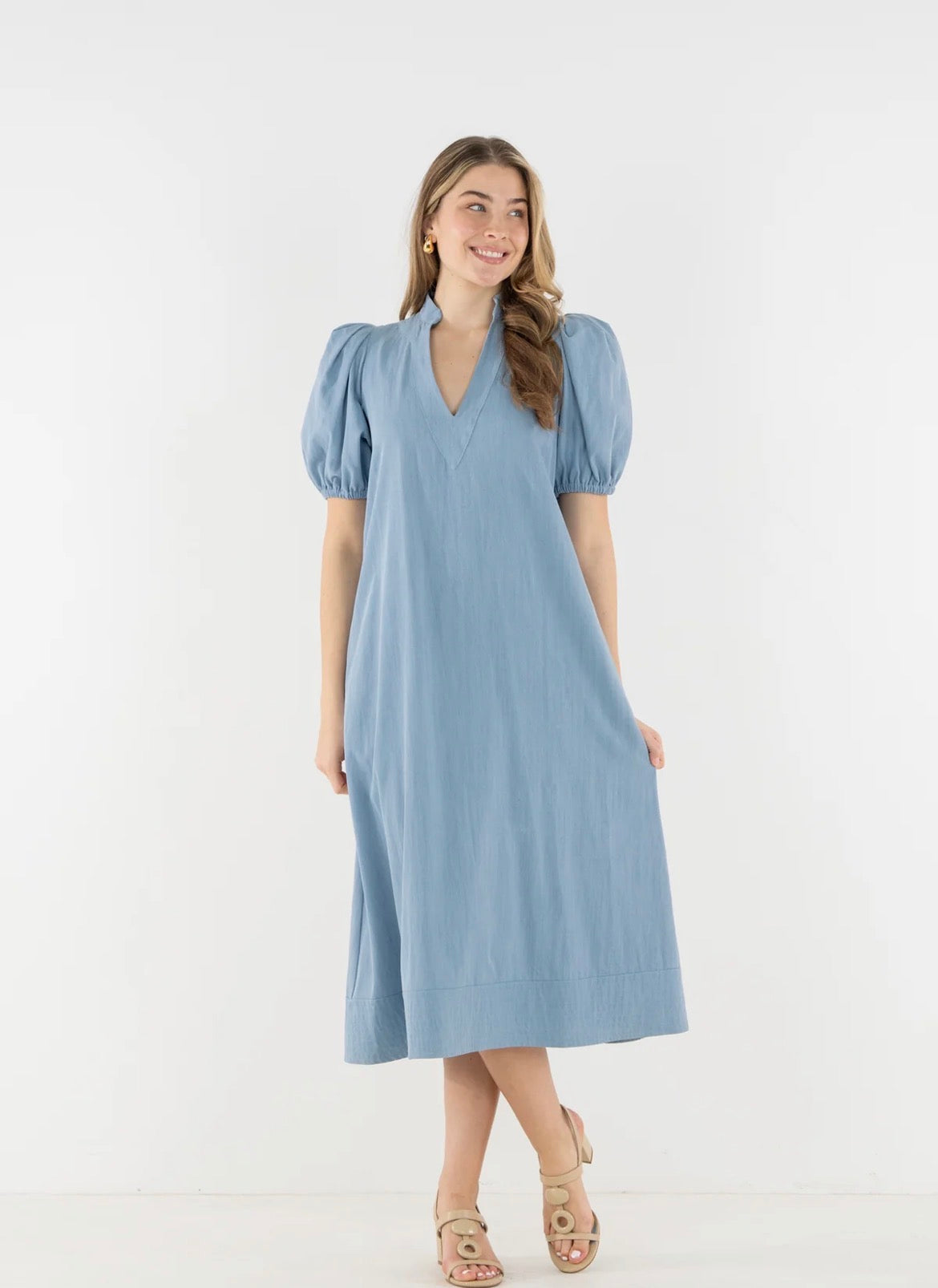 Hampton Dress- Denim