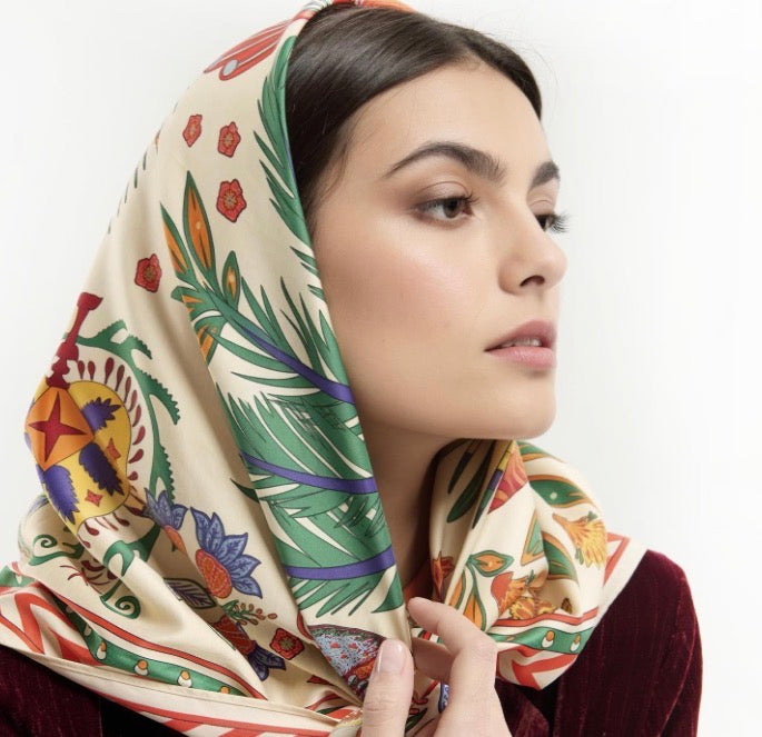 Magic India Square Scarf