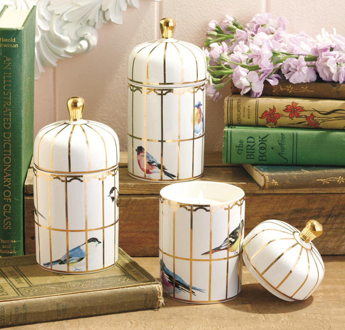 Bird Candle-Lemon Verbena