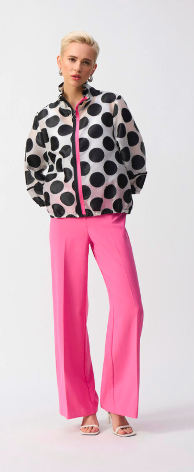 Polka Dot Relaxed Fit Jacket
