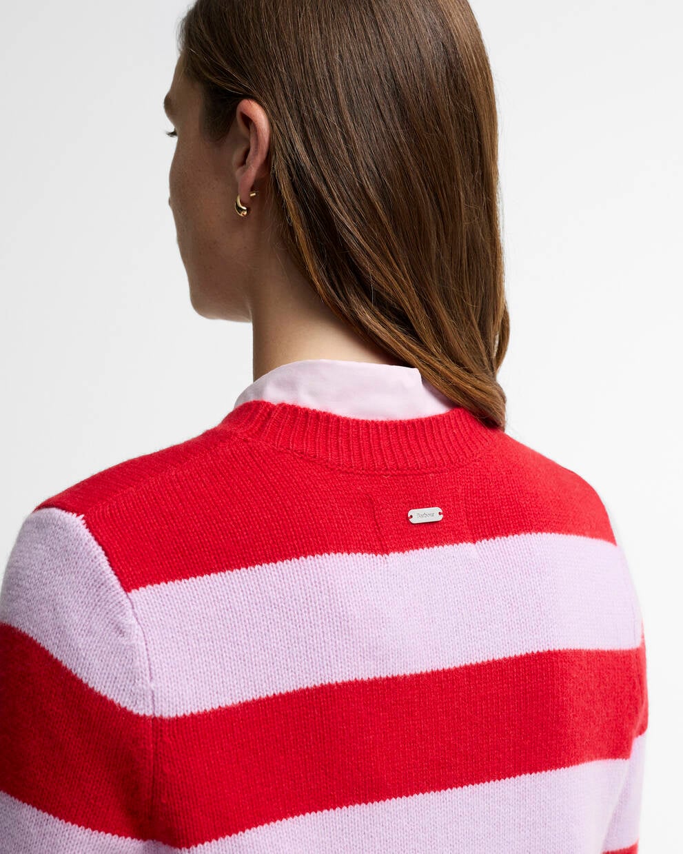 Striped Cashmere Blend Knitted Jumper