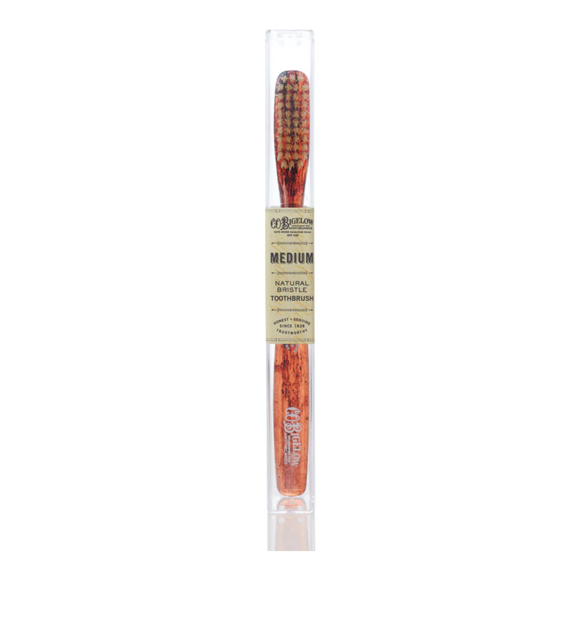 C. O. Bigelow Natural Bristle Tortoise Toothbrush-Medium